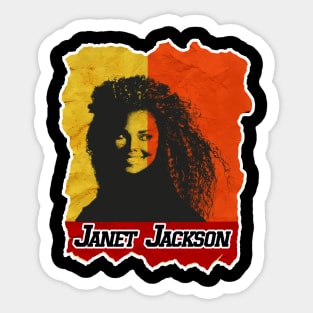 Janet is Jackson Sticker